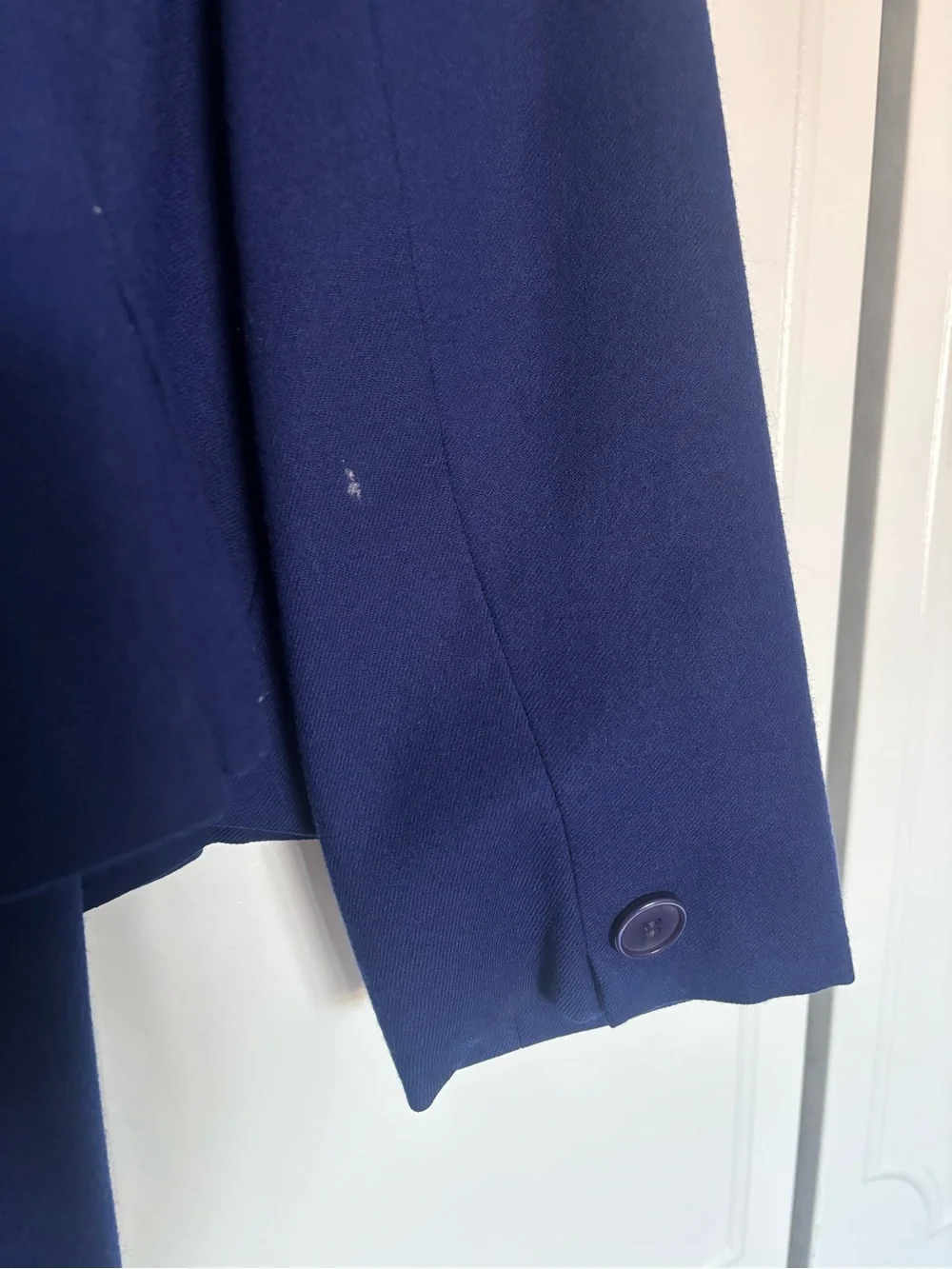 Dior Women's Double-Breasted Deep Blue Blazer skirt set “The Suit”
